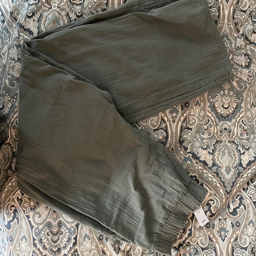Womens GAP gauze pants M